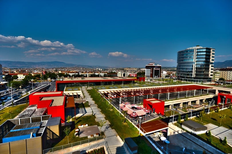 Aerial View of Denizli Bus Terminal
