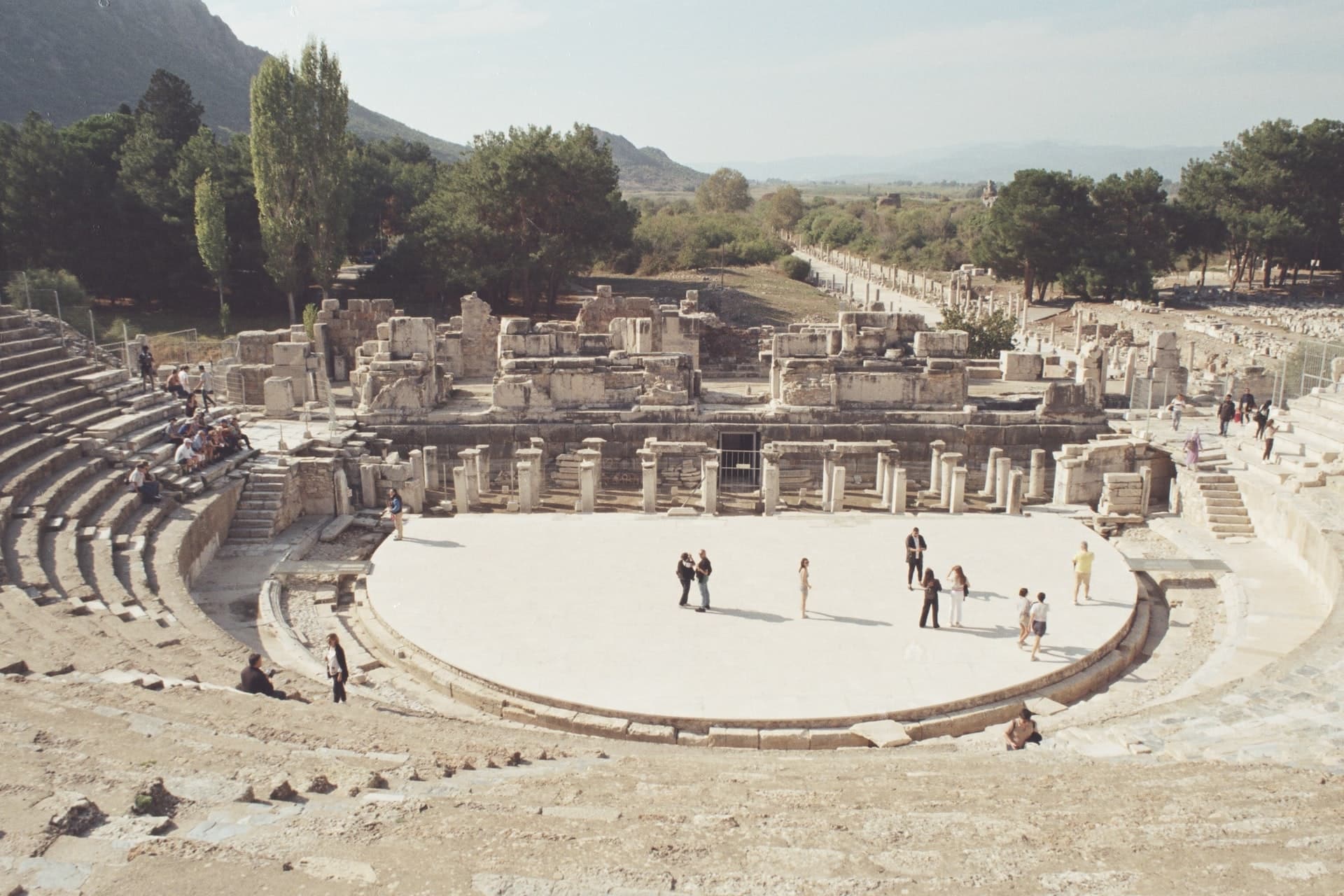 Inside of Great Theatre in Ephesus