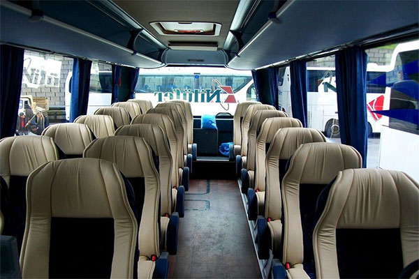 bus seating arrangement in Turkey