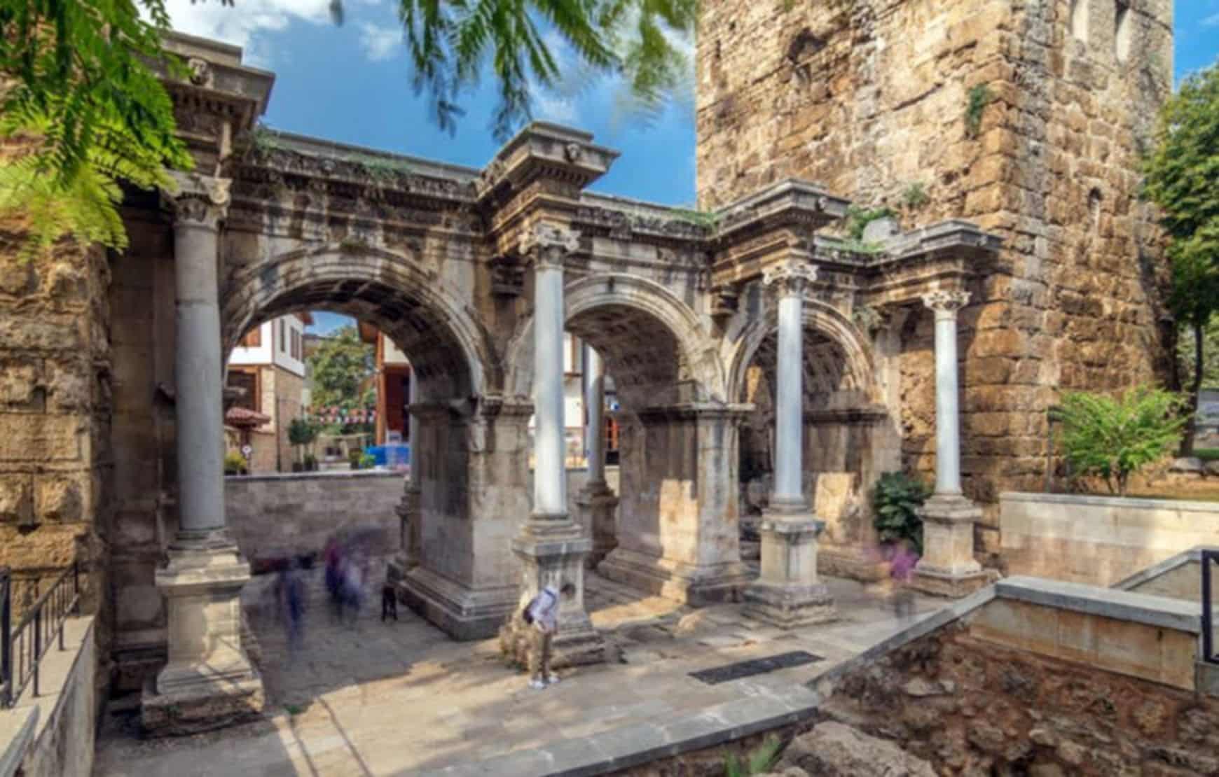 Hadrian's gate in Antalya