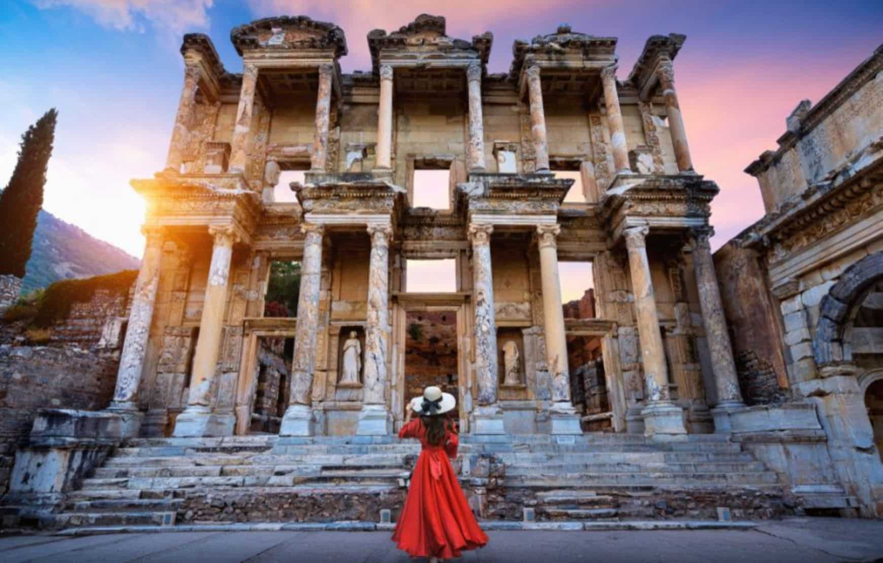 visit Celsus Library of Ephesus Ancient City