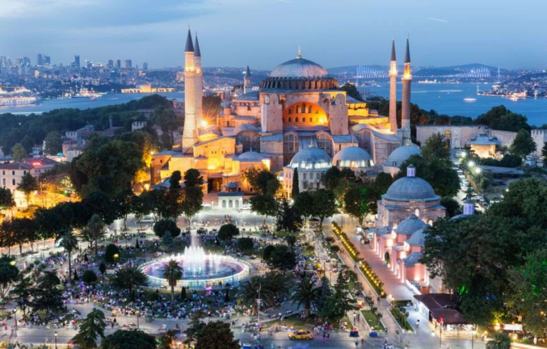 Hagia Sophia aerial view