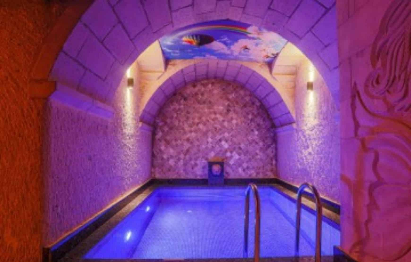 private hot pool inside of your room