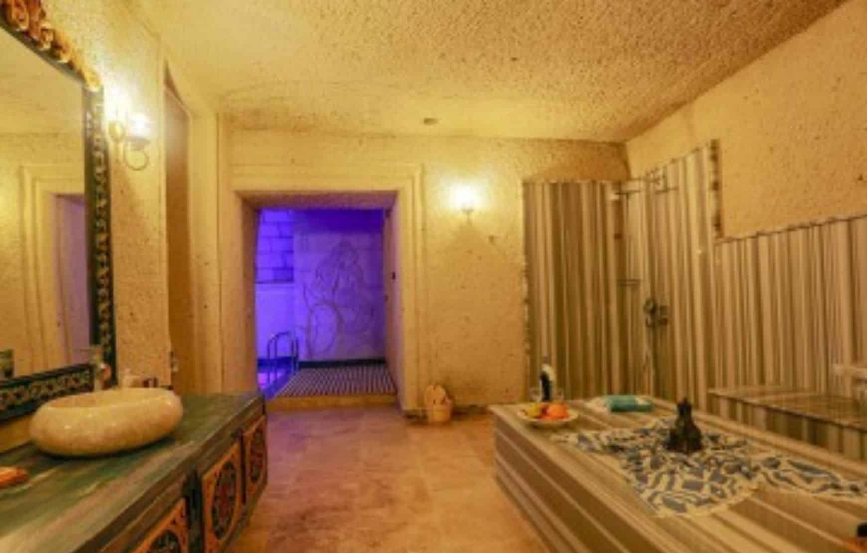 turkish bath inside of the room