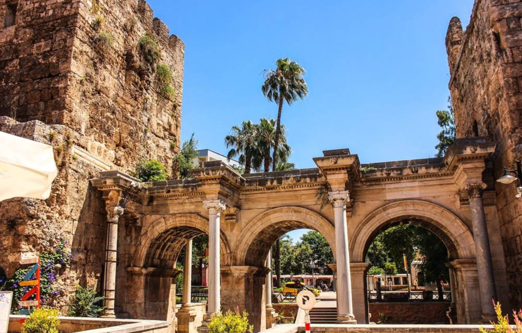 Visit Hadrian's gate in our Antalya City Tour