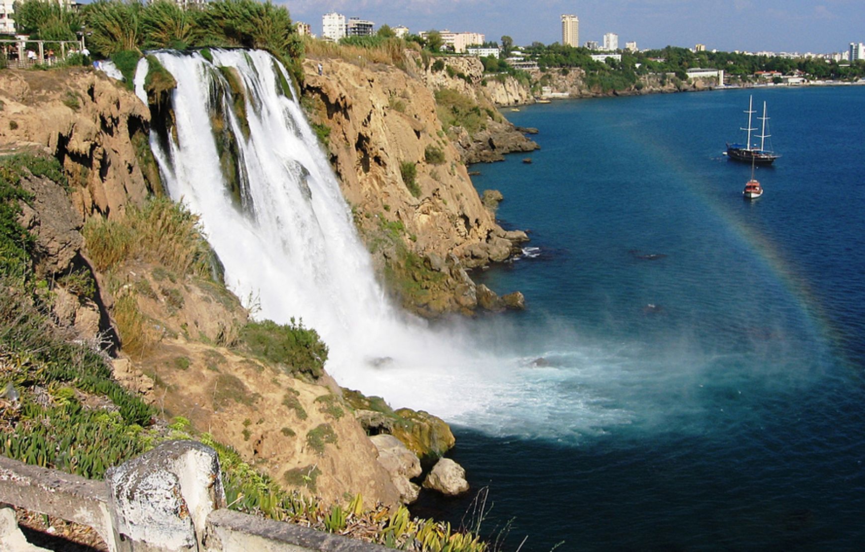 Karpuzkaldiran Waterfall in Antalya
