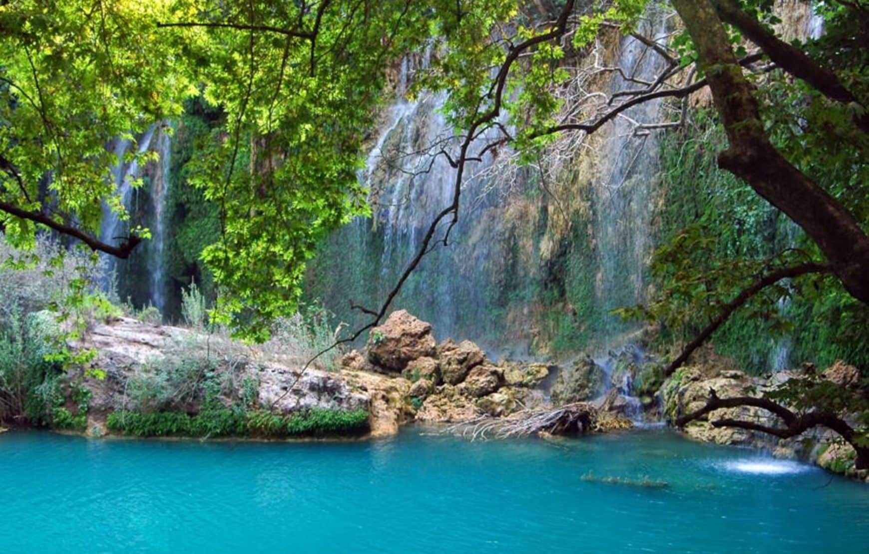 Kursunlu Waterfall in Antalya