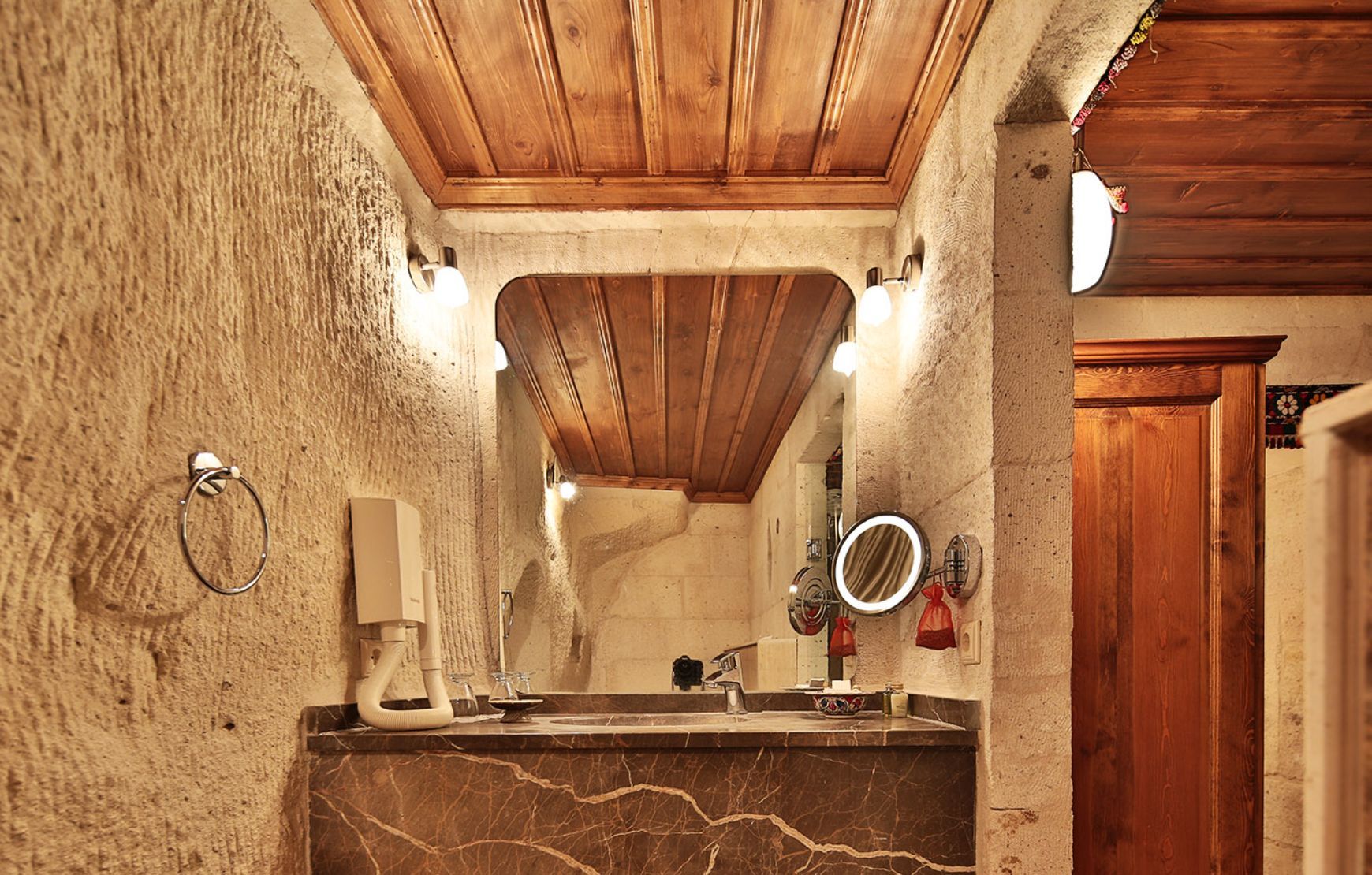 bathroom at Cappadocia Cave Suites