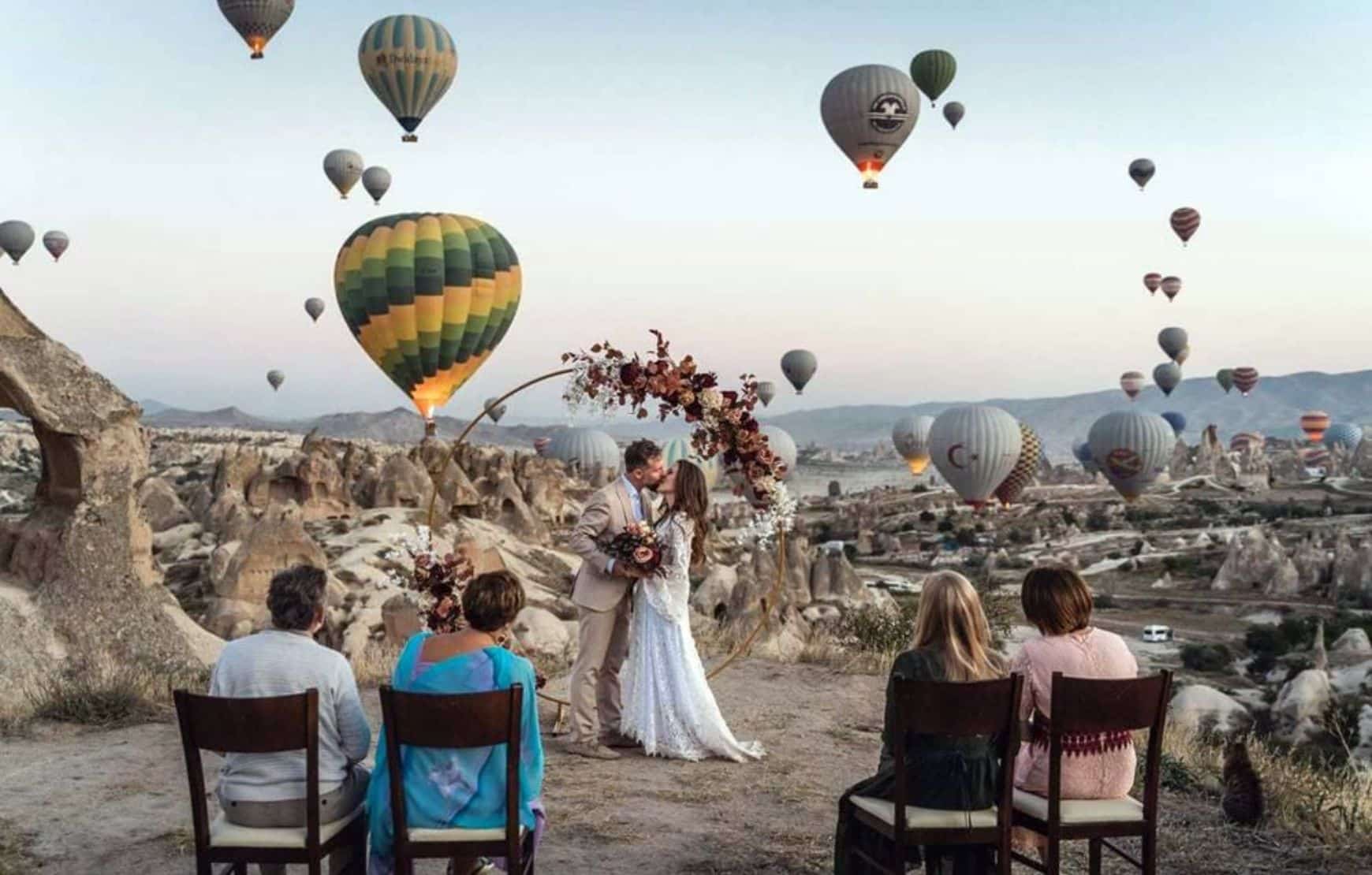 a wedding couple Cappadocia Professional Photography Tour