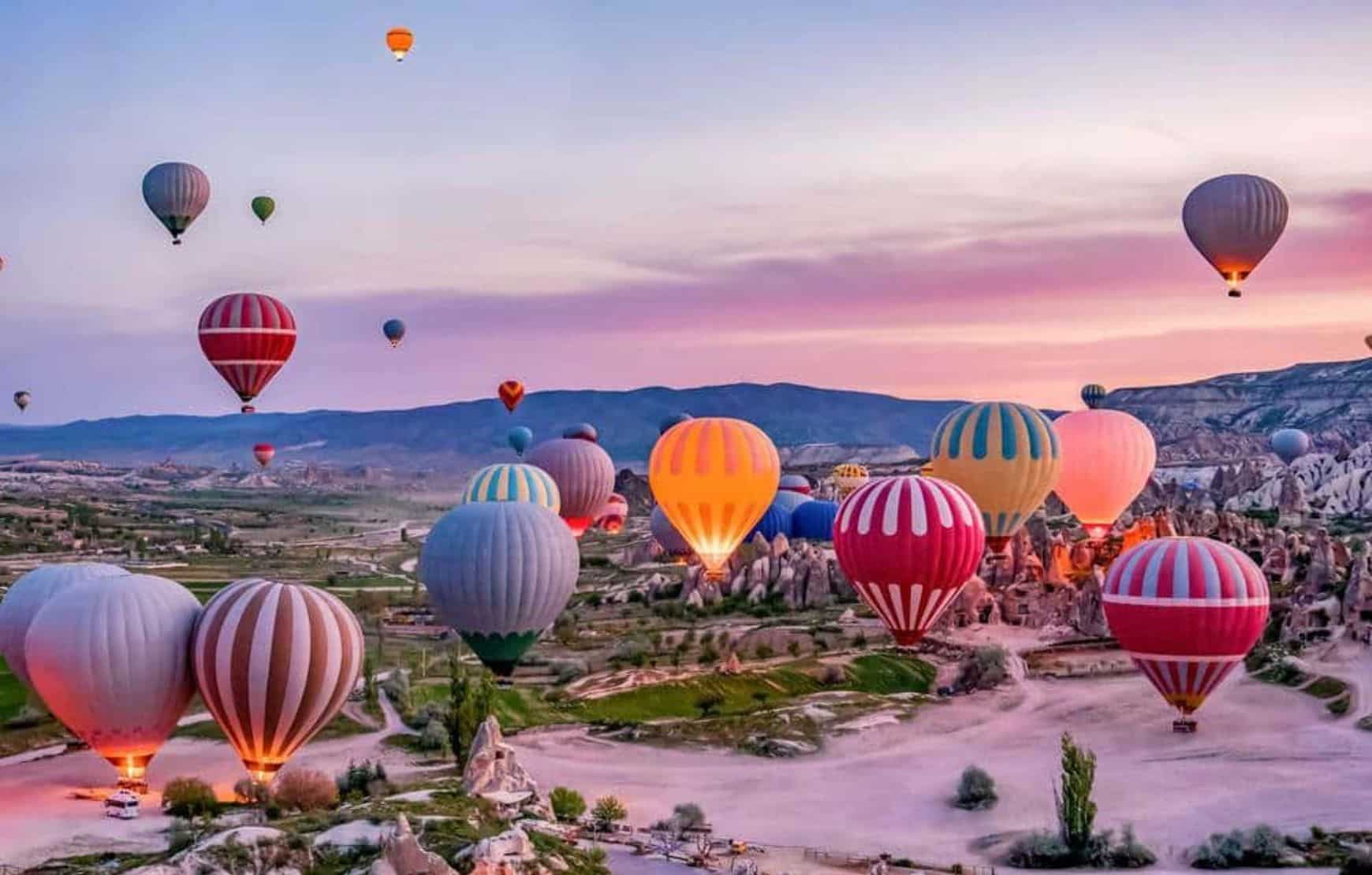 Take Hot Air Balloon Ride with our Two Days Cappadocia Tour from Istanbul