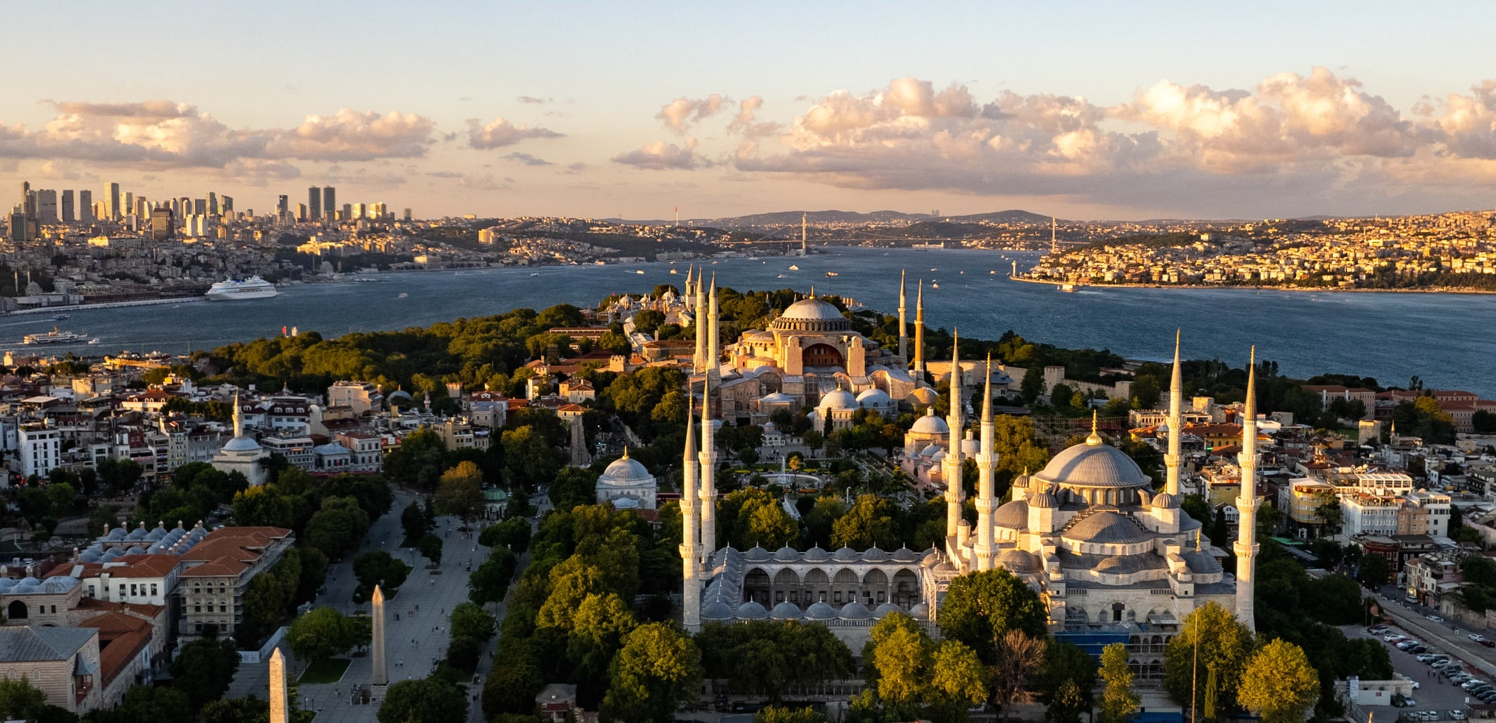 Istanbul historical peninsula panorama