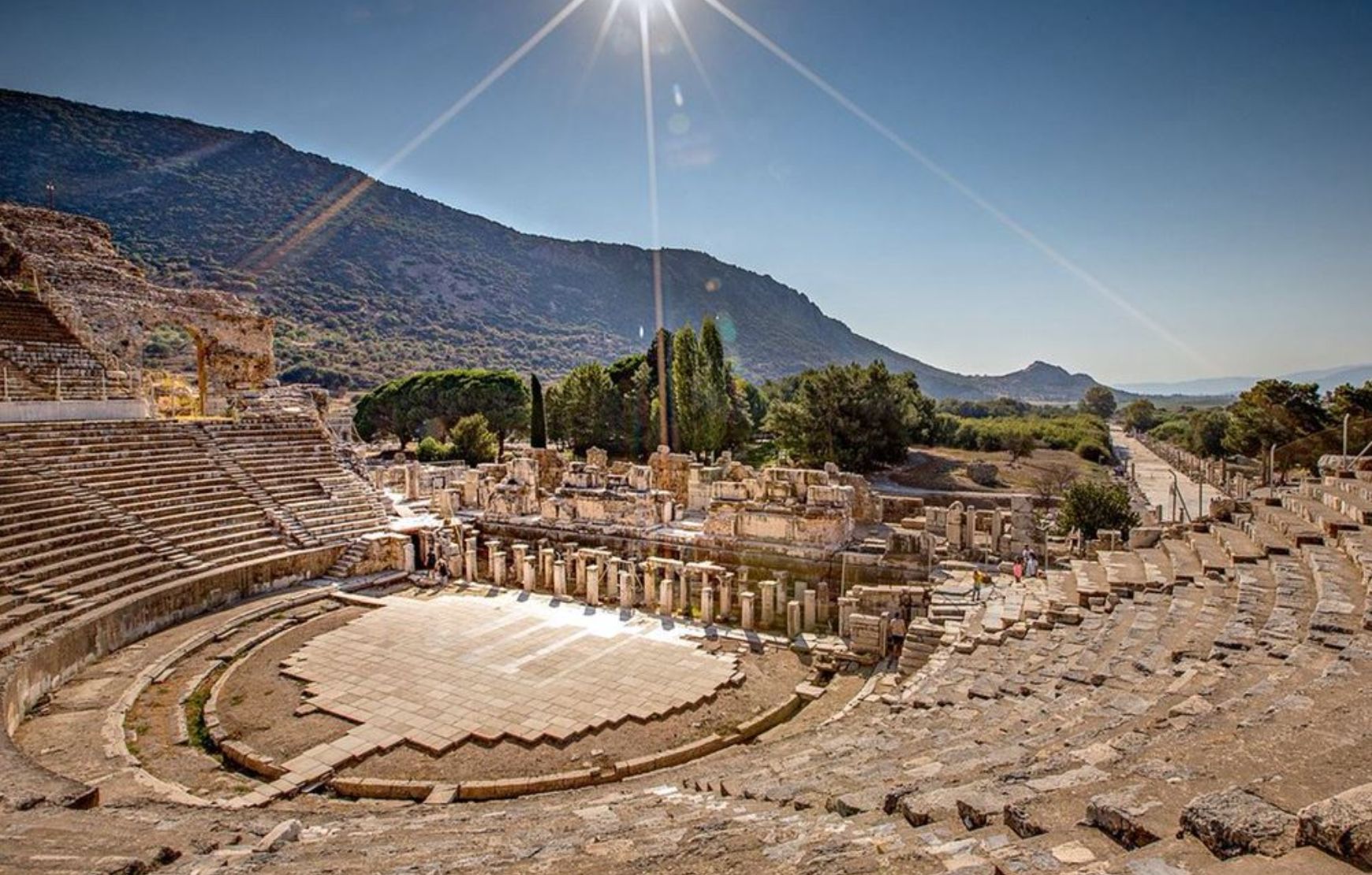 Great Theatre in Ephesus Ancient City