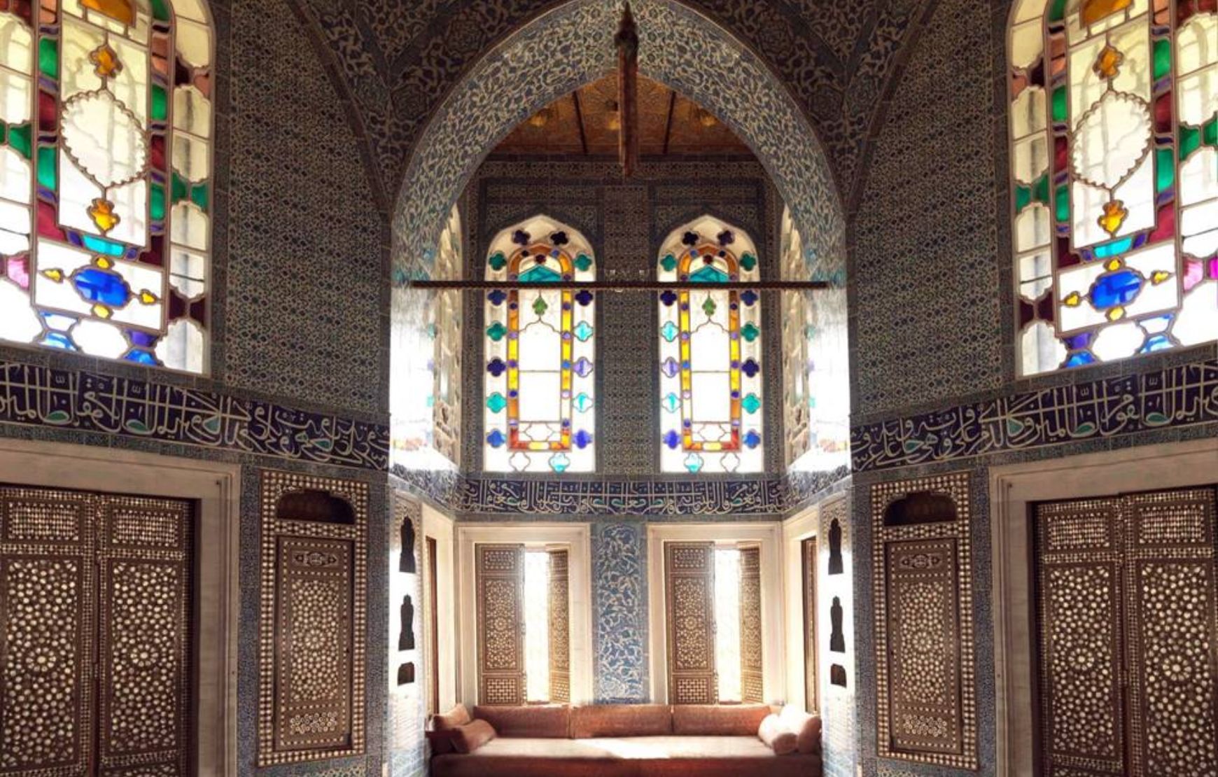 Inside of Topkapi Palace at our Ottomon Relics Tour