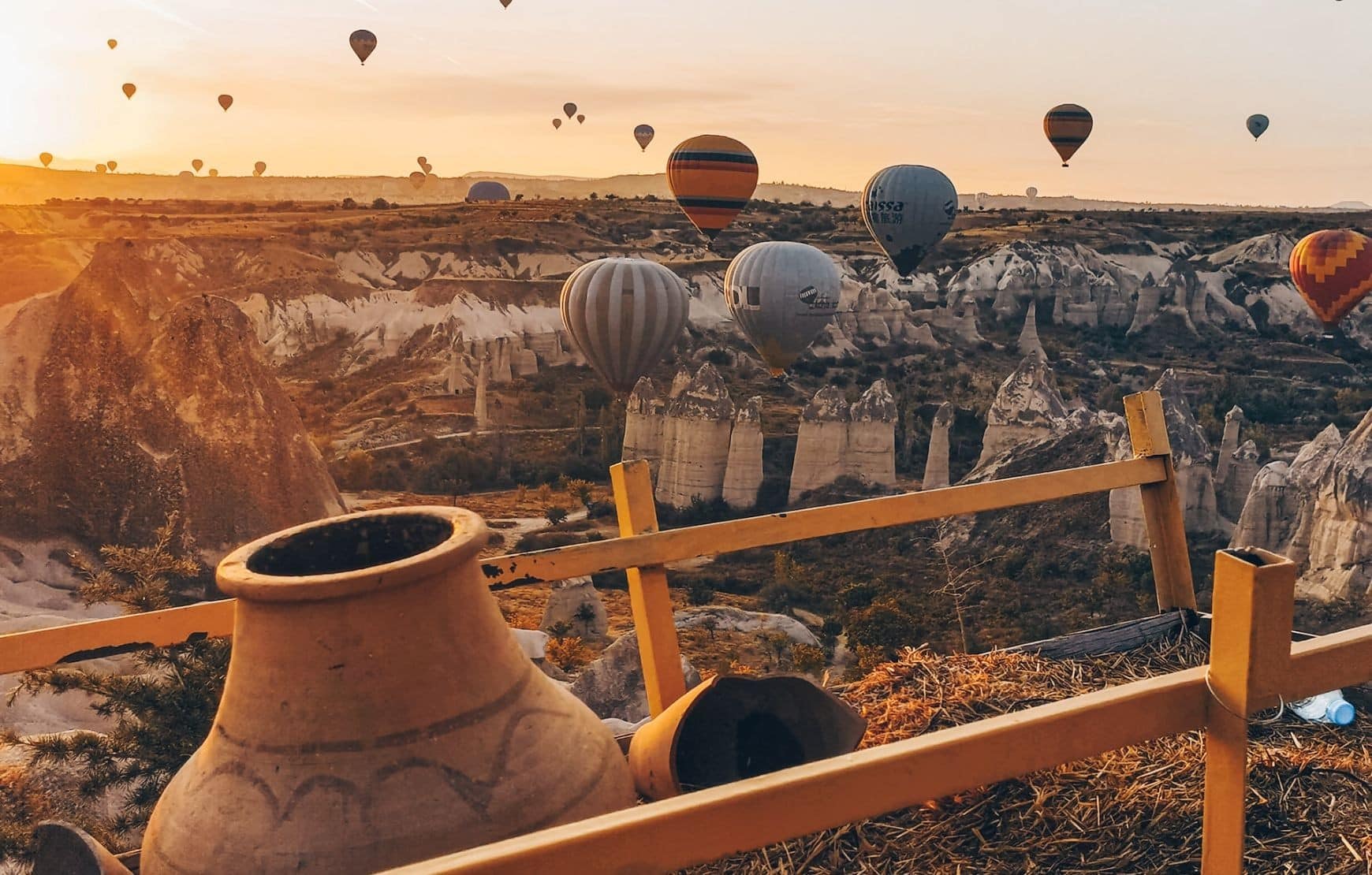 Morning view of balloon - Cappadocia