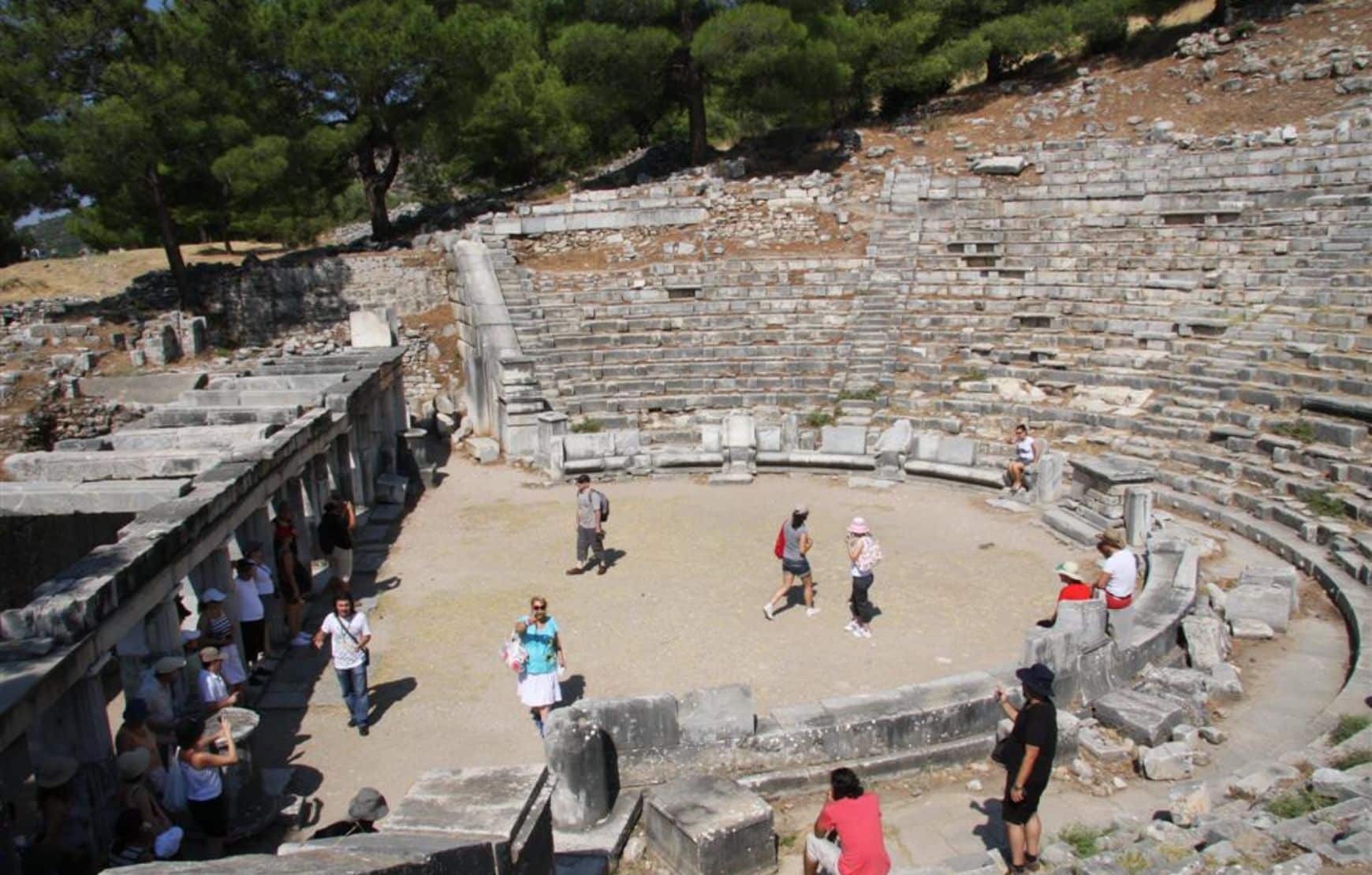 Priene, Miletus and Didyma Private Tour from Kusadasi - Priene Ancient Theatre