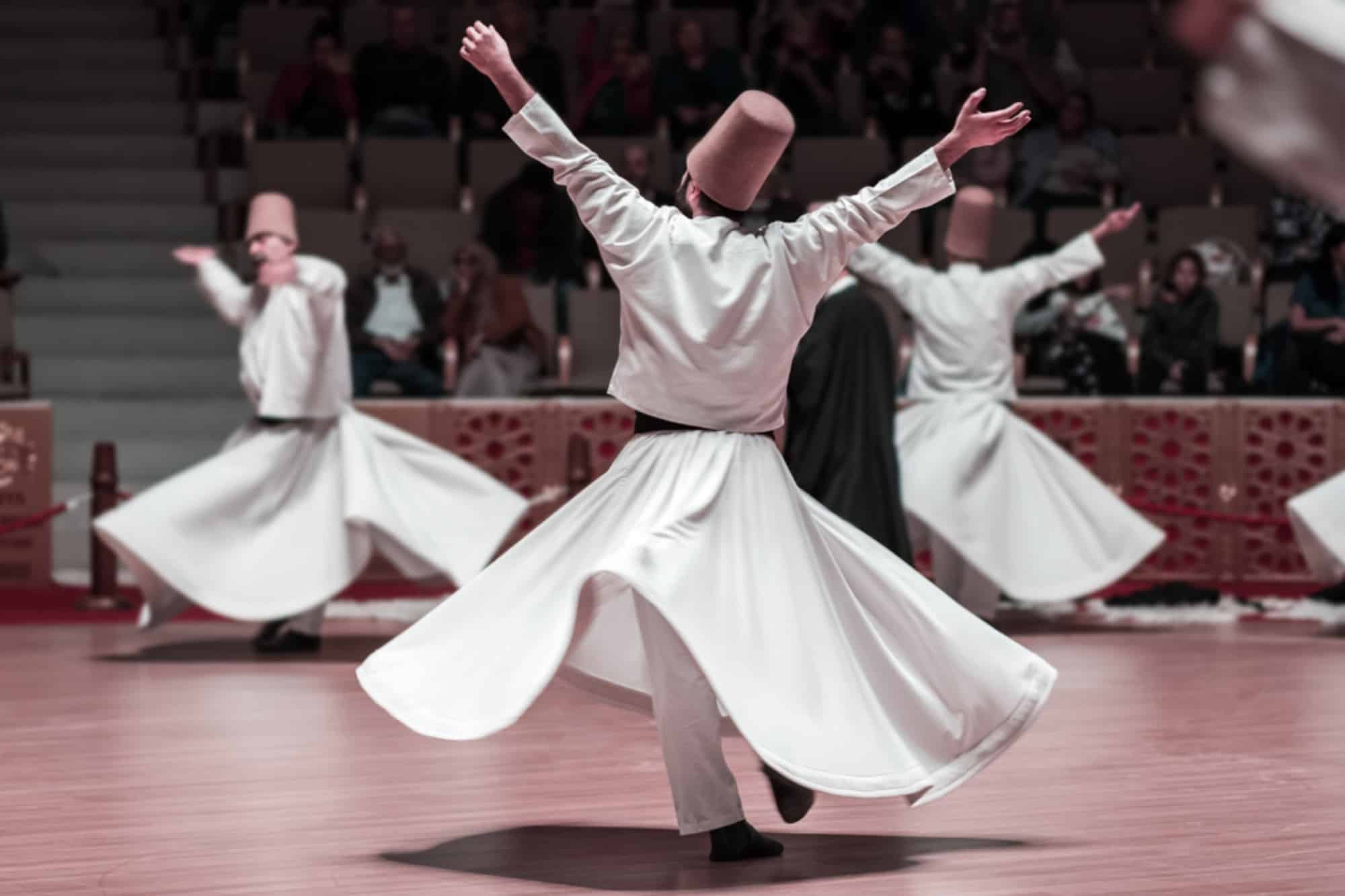 Unidentified whirling Dervishes