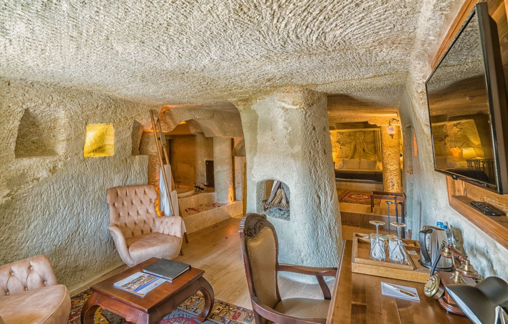 Cave room in Utopia Cave Cappadocia