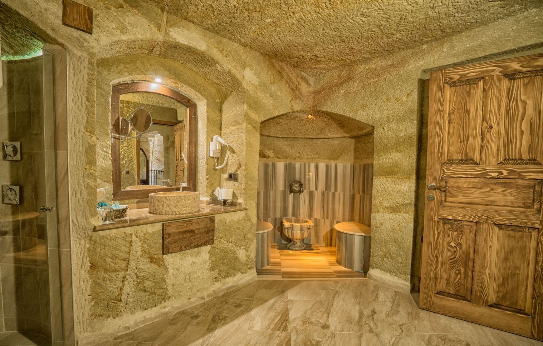 Turkish Bath at your room in Utopia Cave Cappadocia