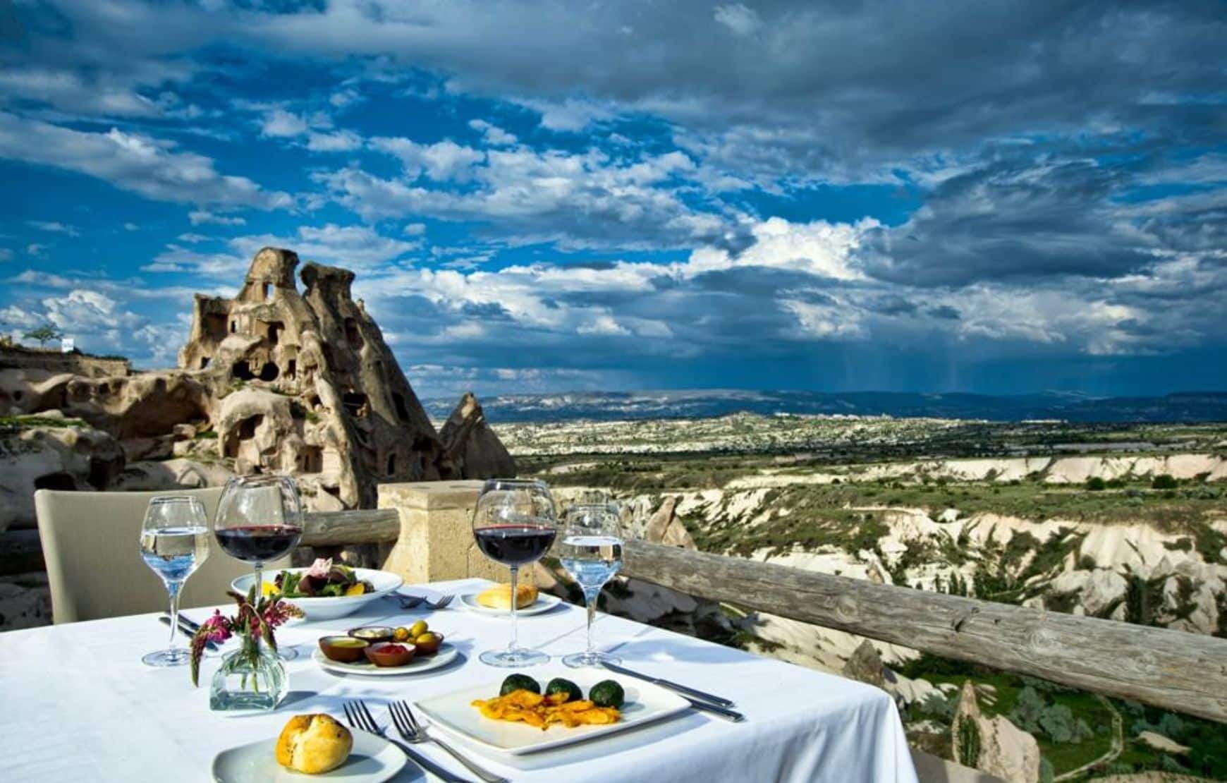 Wine Tasting in Cappadocia - local wine tasting with beautiful view.