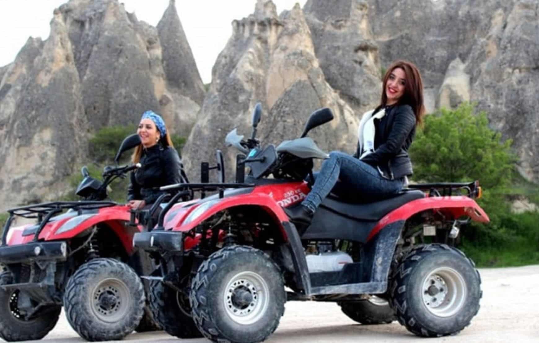 ATV Tour in Cappadocia - two girl in Cappadocia