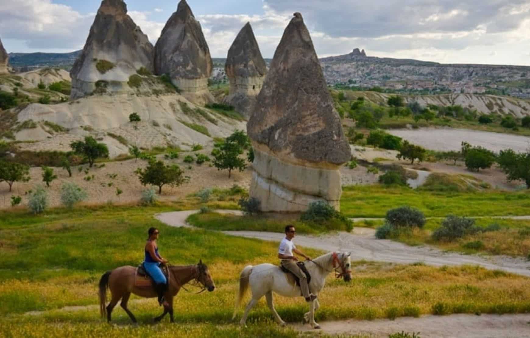 Horse Riding in Cappadocia - horse back riding safari in valleys
