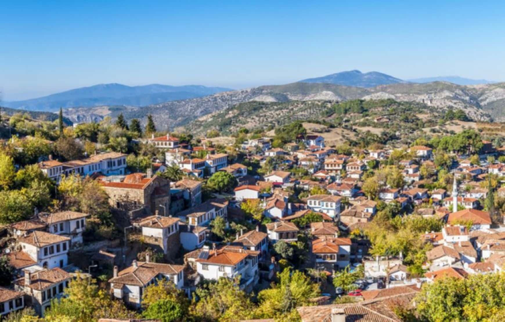 Selcuk Ephesus Private Tour - Sirince Village from above - morning view