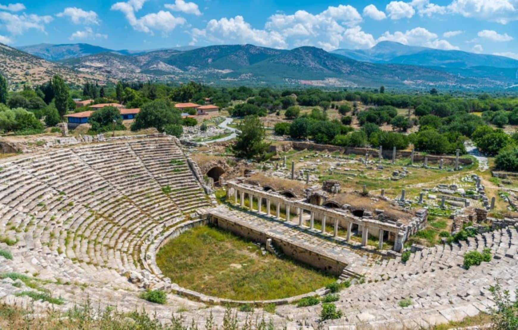 Pamukkale and Aphrodisias Private Tour from Kusadasi - Hierapolis Ancient City Theatre