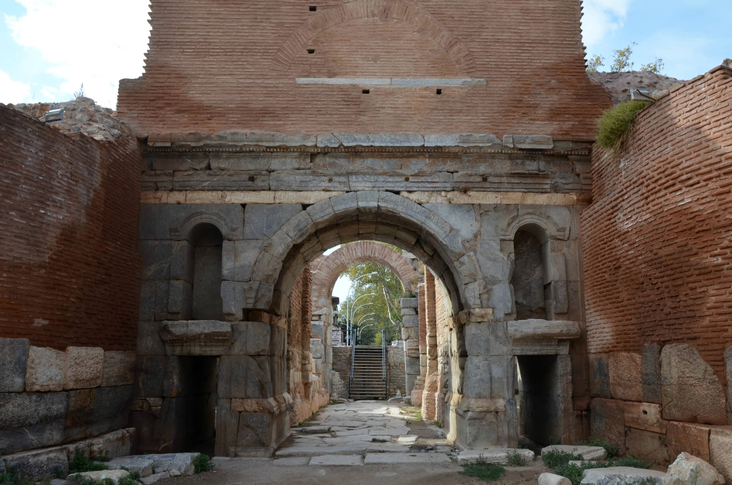 Lefke Gate in the ancient city walls of Nicaea, Iznik