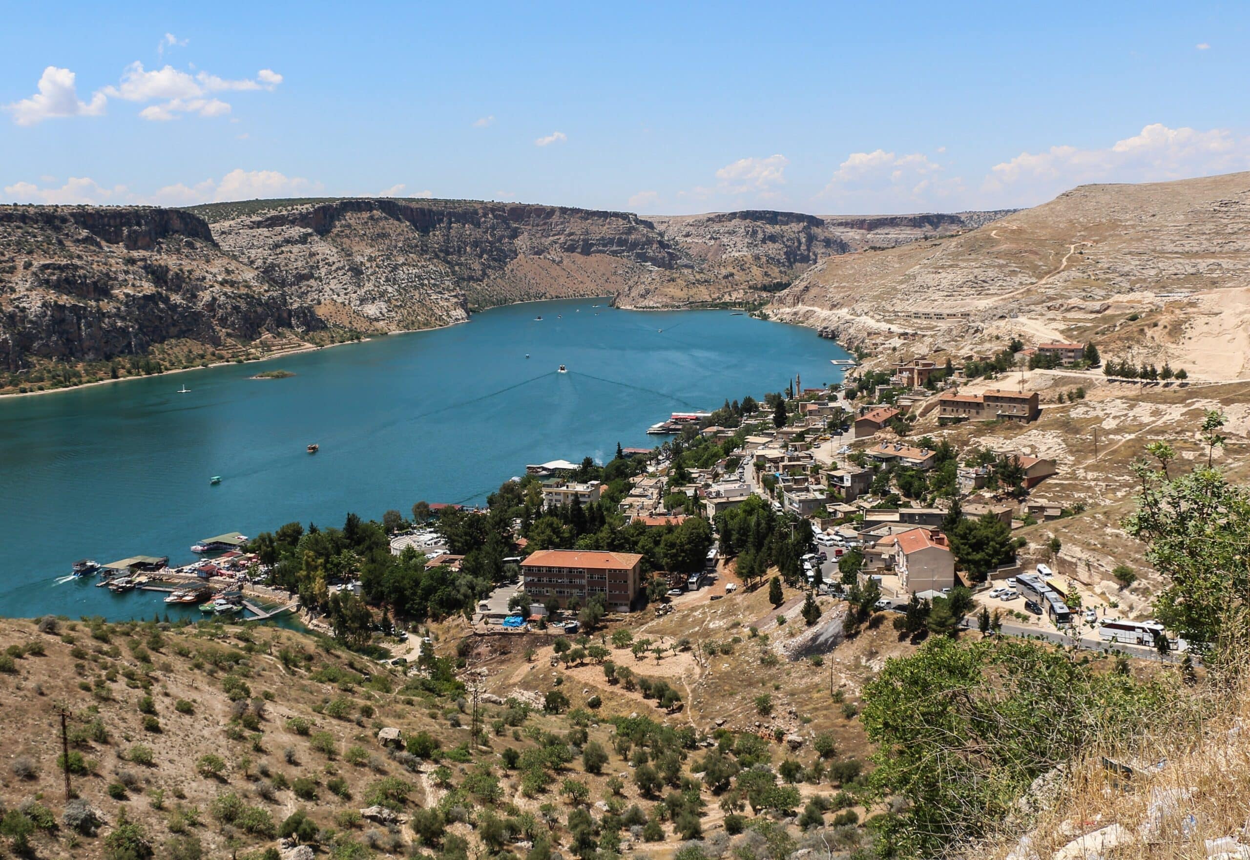 Halfeti - riverside settlement and Euphrates scenery