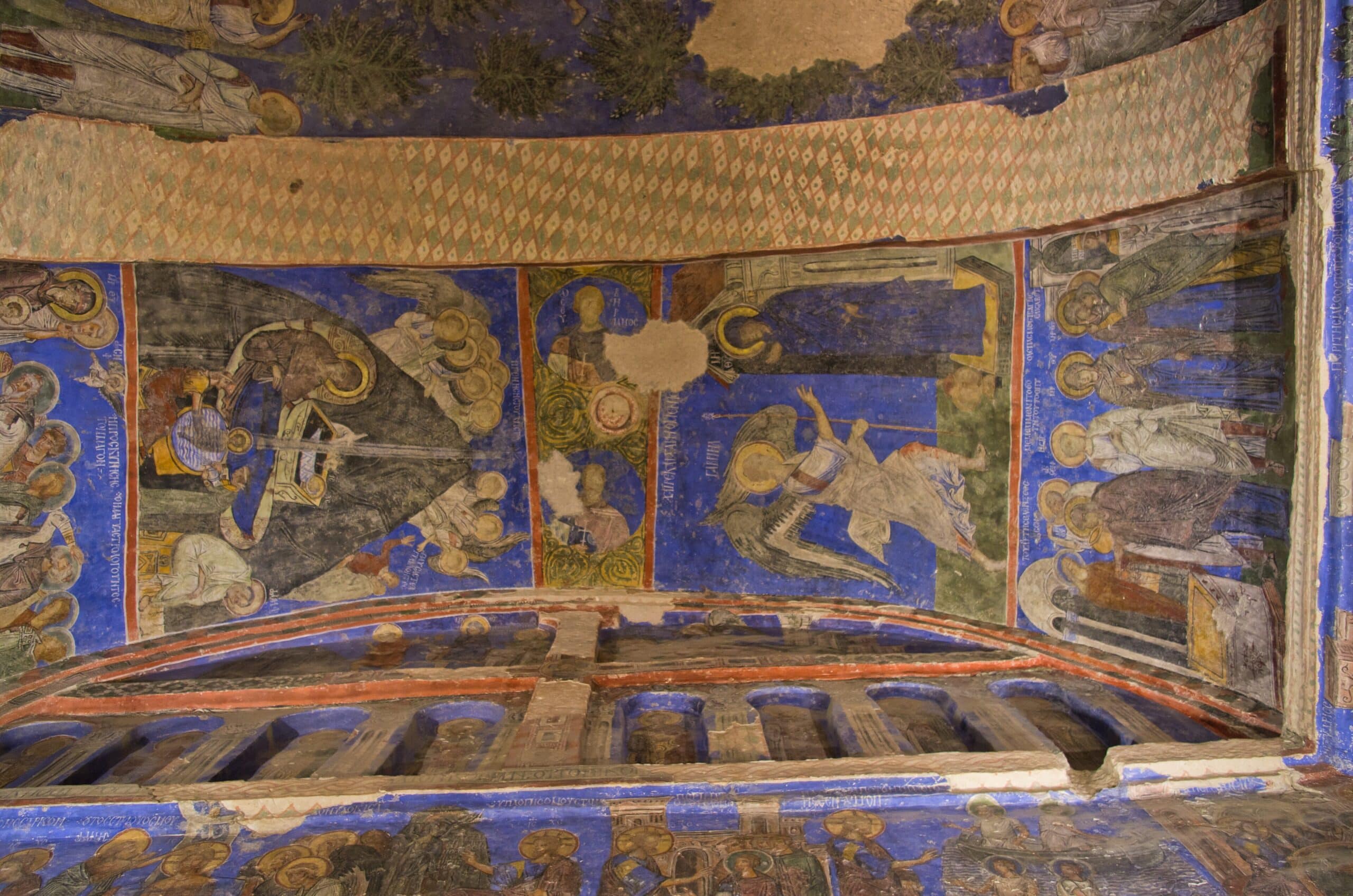 Byzantine frescoes in the Tokali Church, Goreme