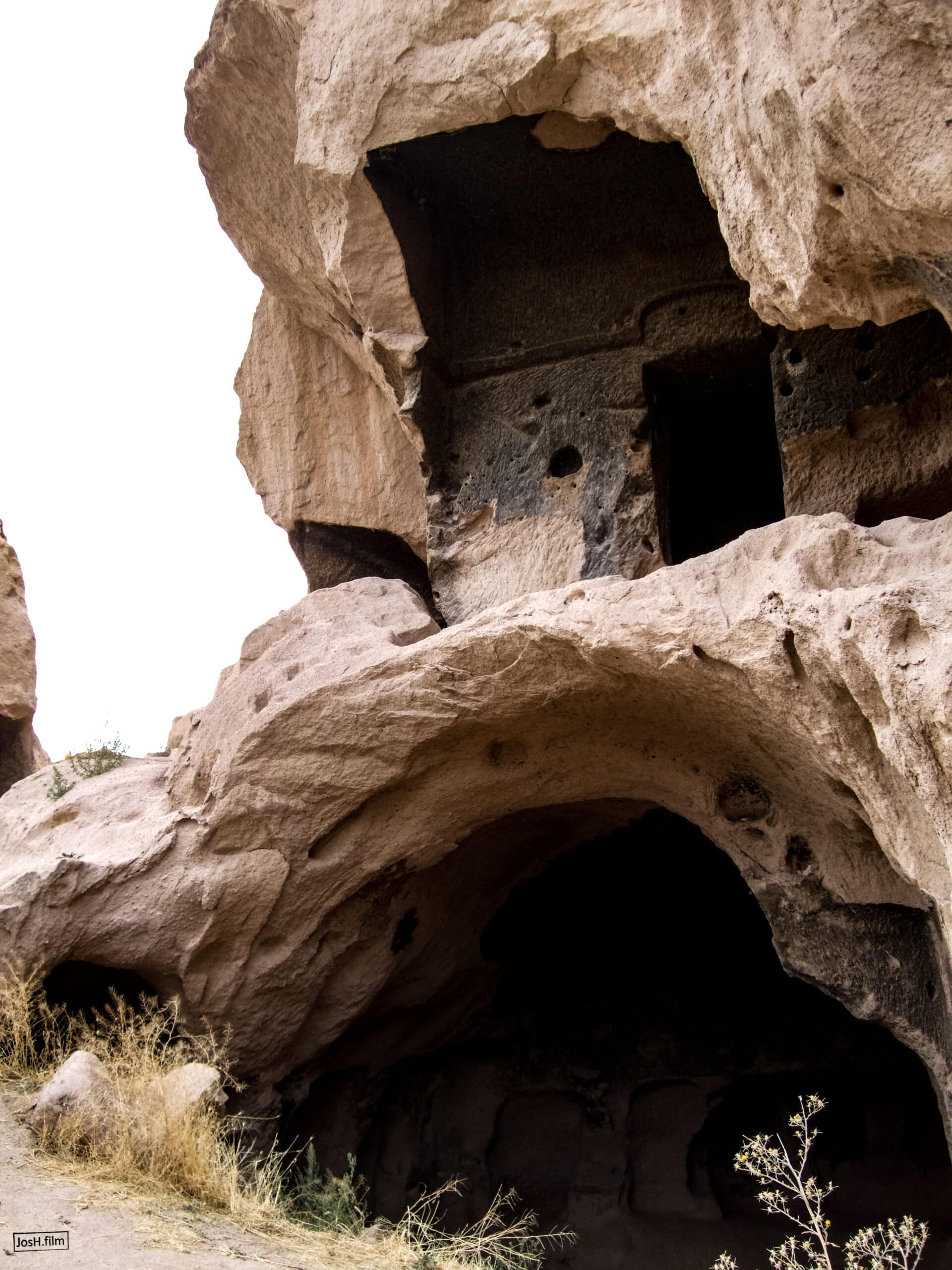 Rock-cut facade of Selime Monastery, Cappadocia